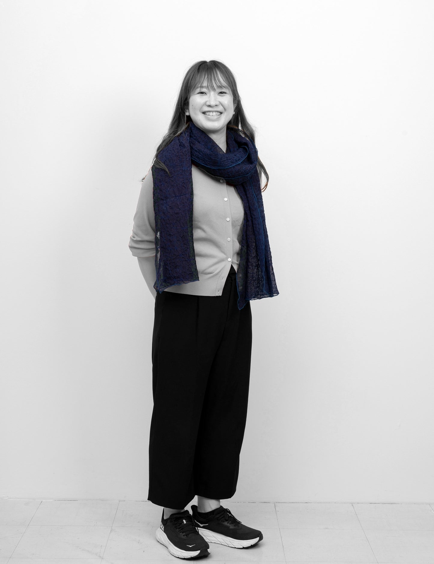 1300 genuine indigo dyed stole/1300年本藍染ストール