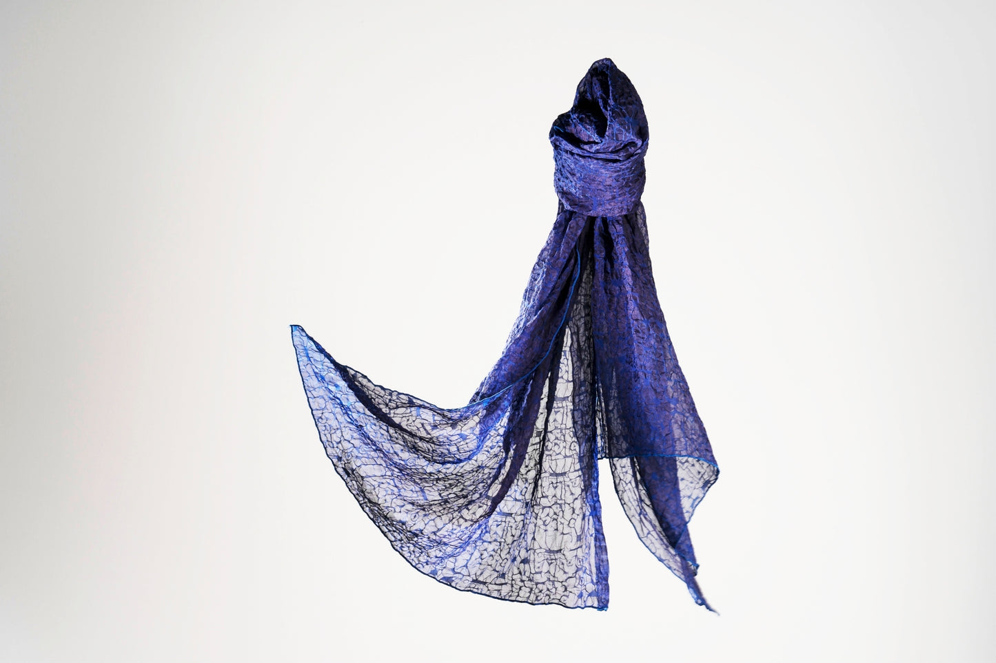 1300 genuine indigo dyed stole/1300年本藍染ストール